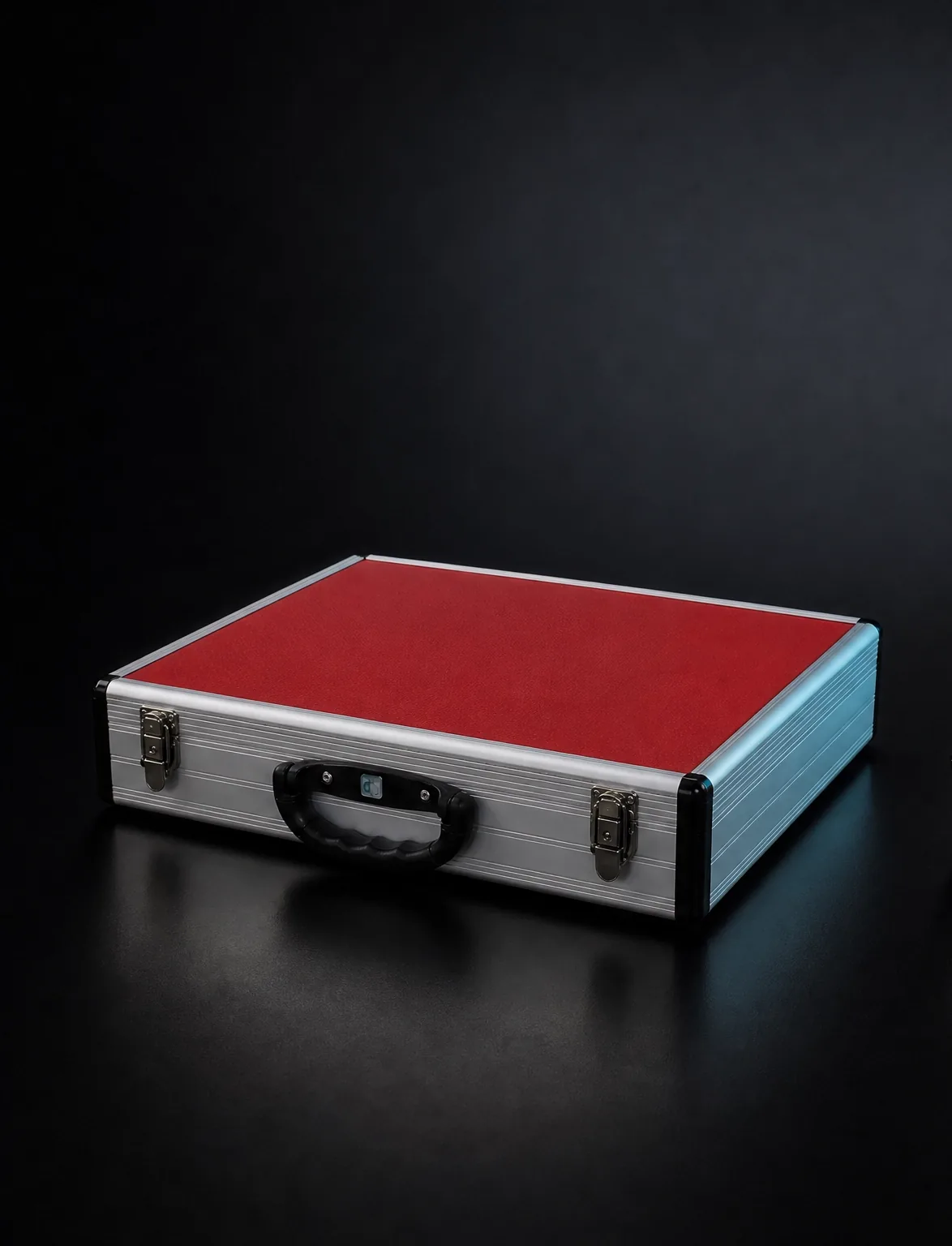 N-Case mit roter Deckplatte und Aluminium-Hohlkammerprofilen
