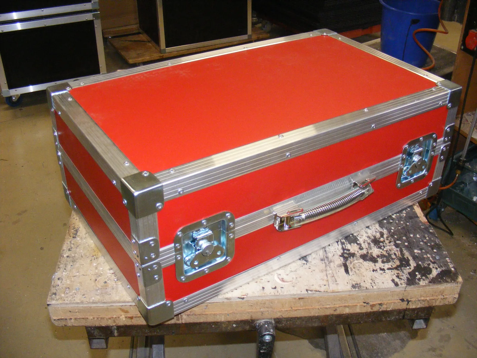 Standard Protect Flightcase Light mit PP-Hohlkammerplatten 6,8 mm in Rot
