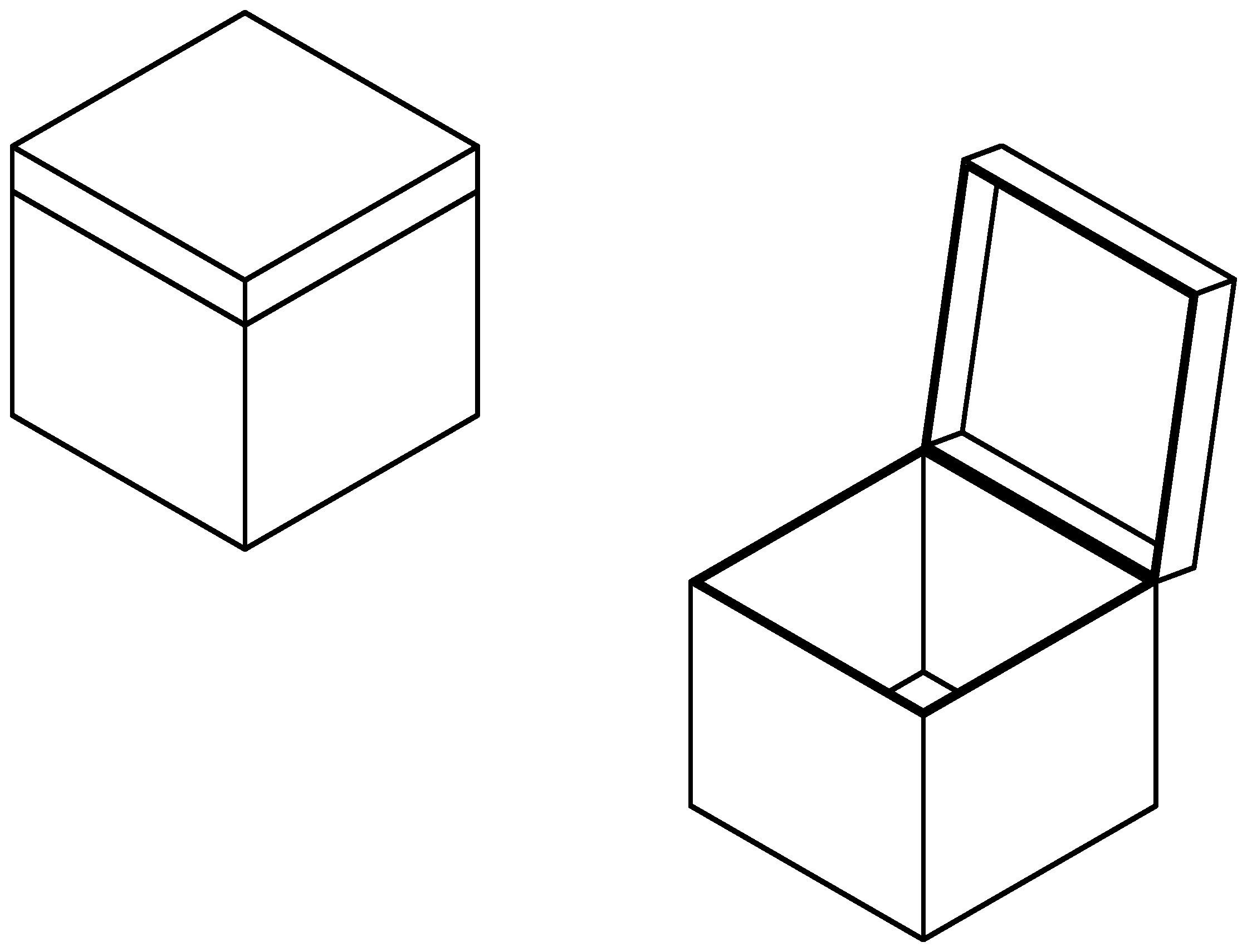 Klappdeckel-Case