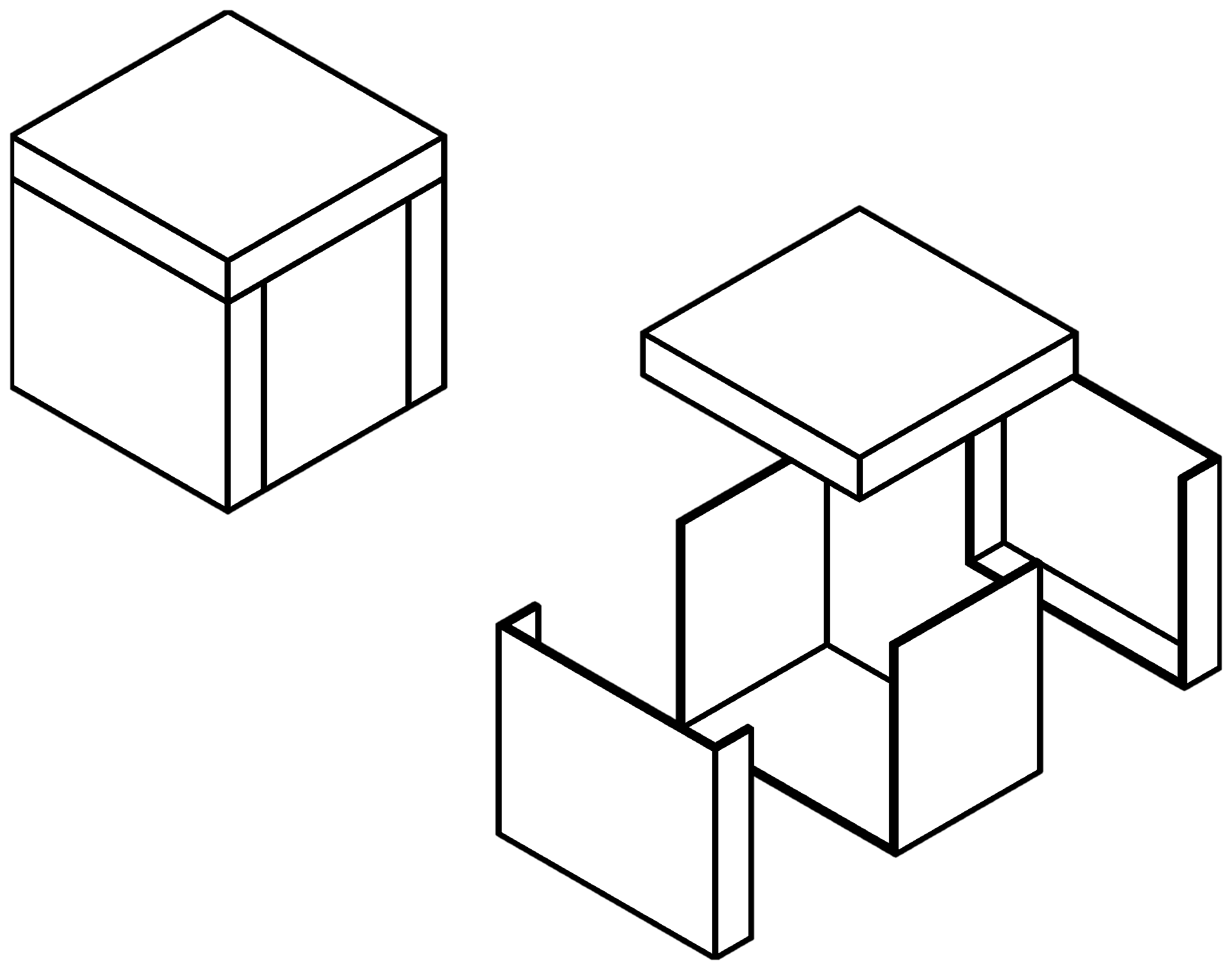 U-Rack-Case, oben durchgehend