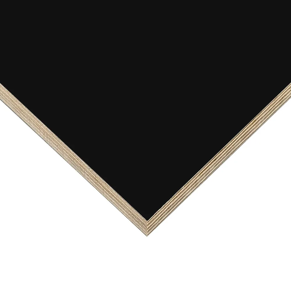 Birken-Multiplex-Platte 15 mm mit glatter Phenolharz-Oberfläche, schwarz