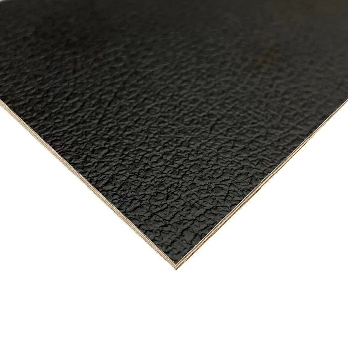 Birken-Multiplex-Platte 6,5 mm mit strukturierter Phenolharz-Oberfläche, schwarz