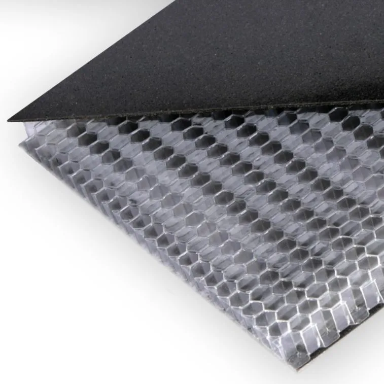 UltraFlite-Platte, Honeycomb-Kern zwischen zwei Deckschichten